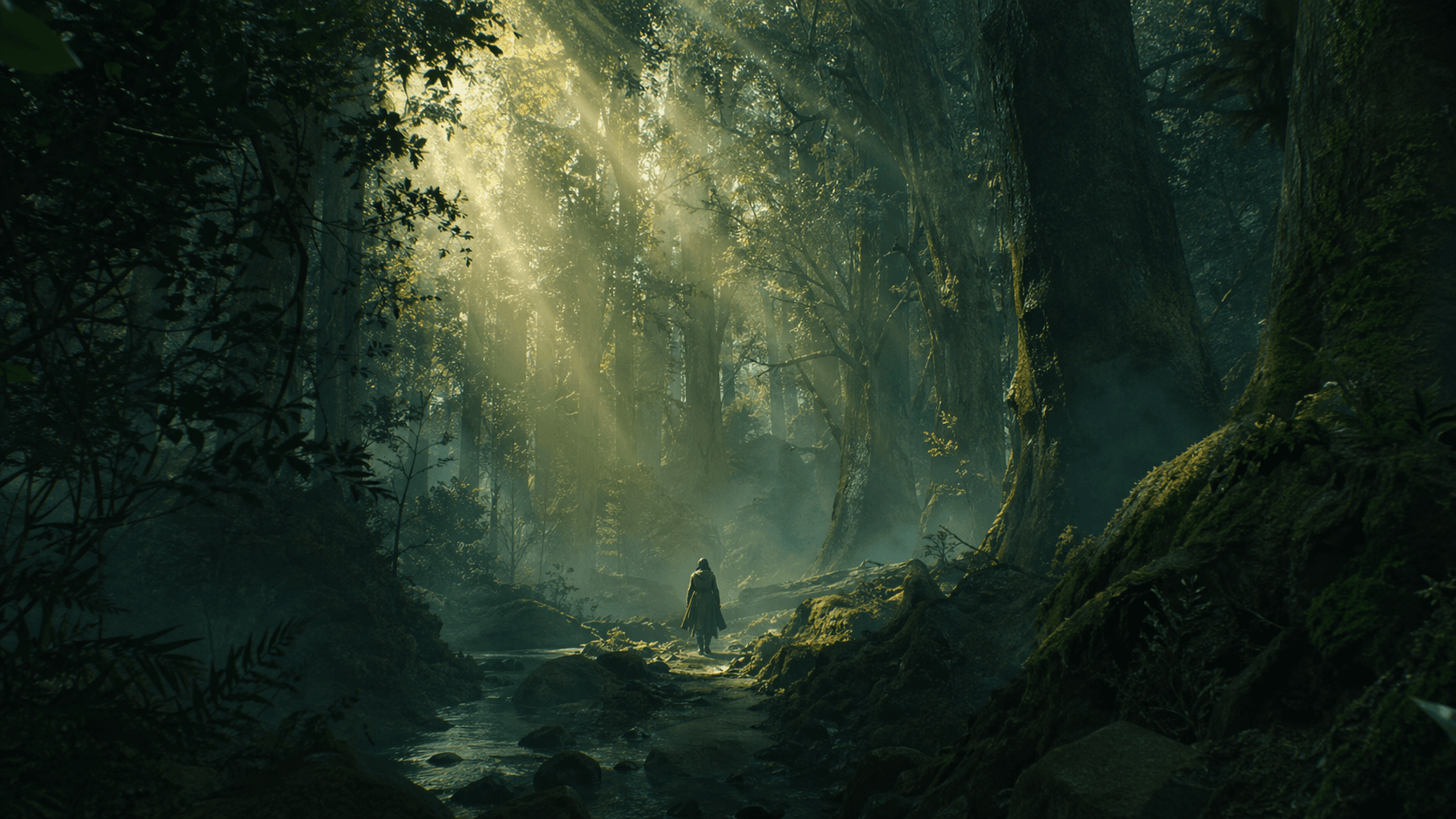 Cinematic forest scene used as a video generation preview